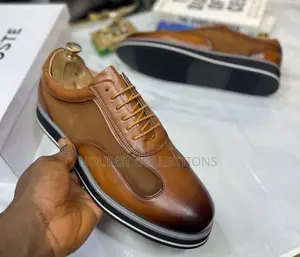 Lacoste Leather and Suede Shoes With Platform Soles