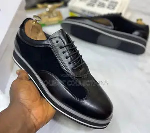 Lacoste Leather and Suede Shoes With Platform Soles