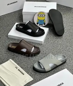 Jil Sander Men's Leather Slides