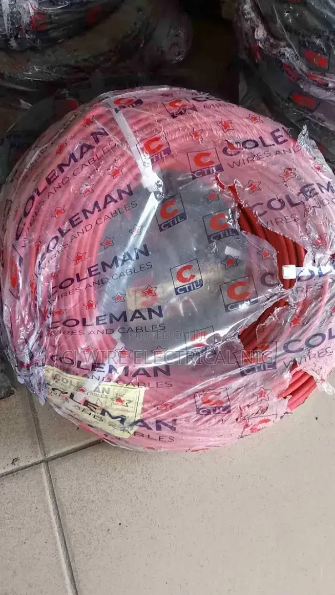 10mm Single Core Coleman Nigeria Cable