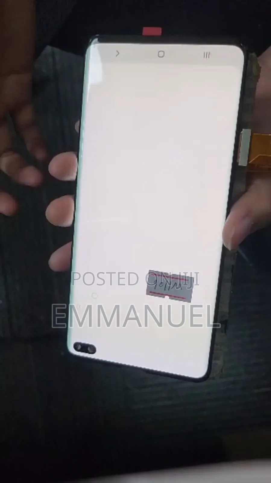 Samsung S10pluse Screen