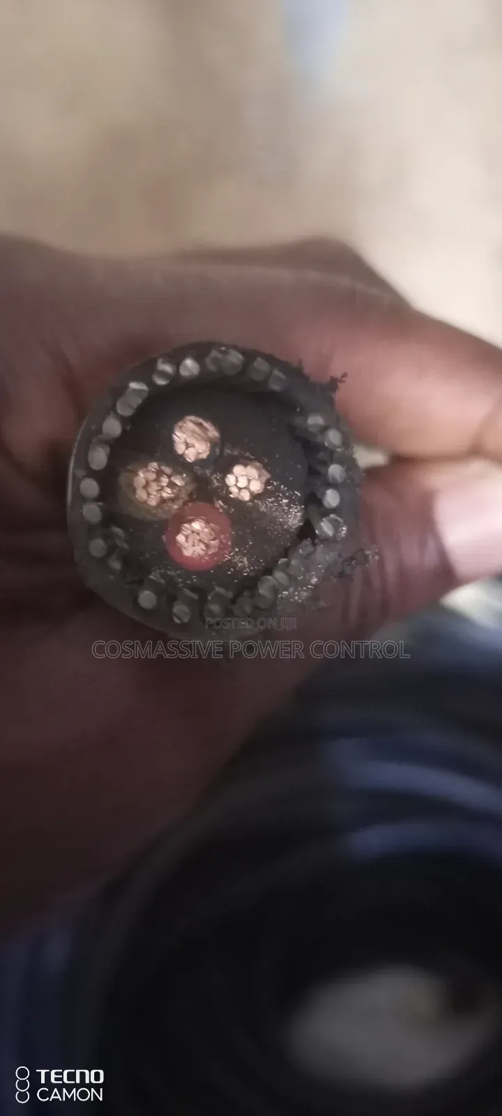Armoured Cable 6mm ×4core Kablematal
