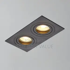 Black Body Led Double Recess Light