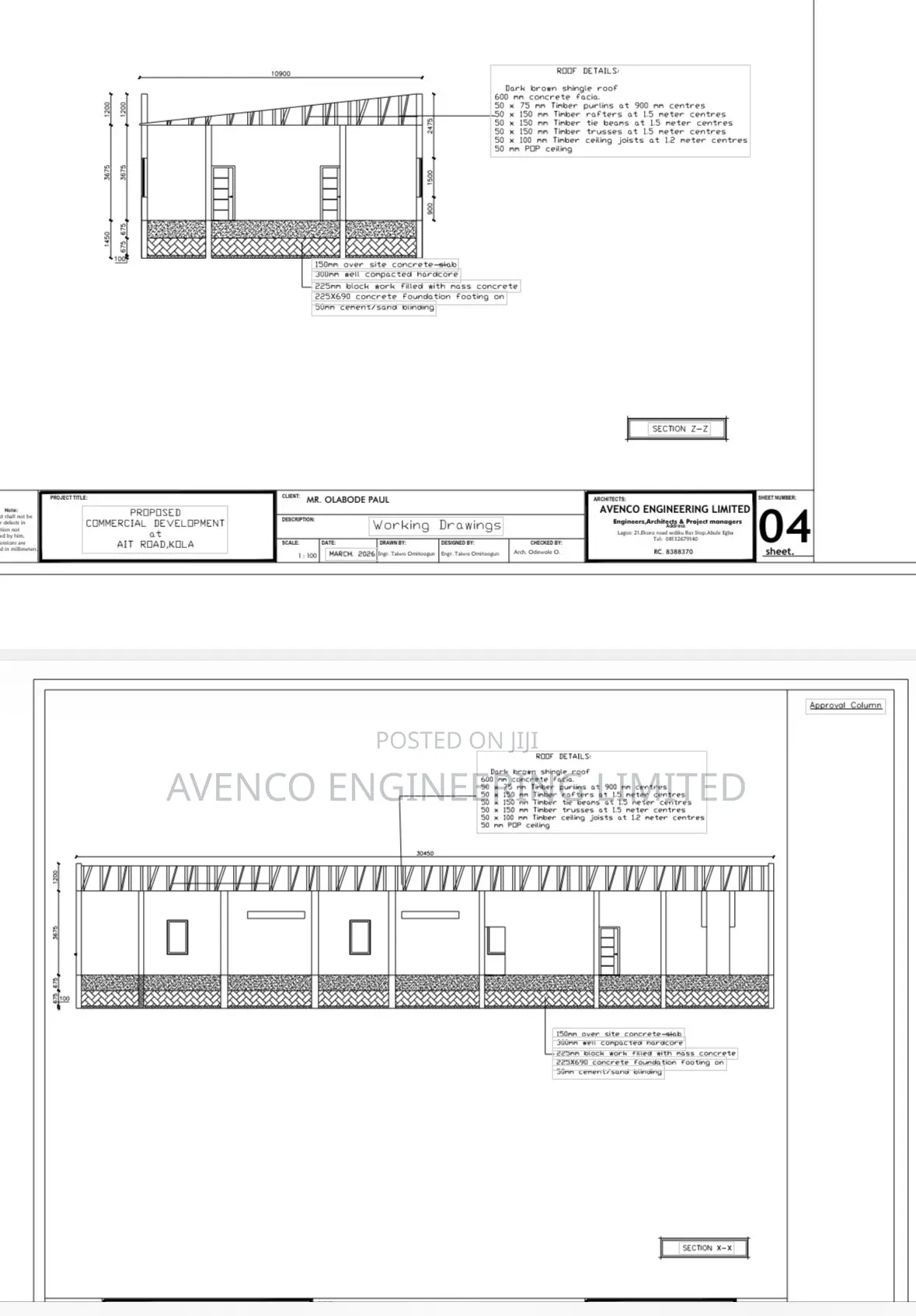 Architectural and Structural Plan / Drawing, Autocad Drafting