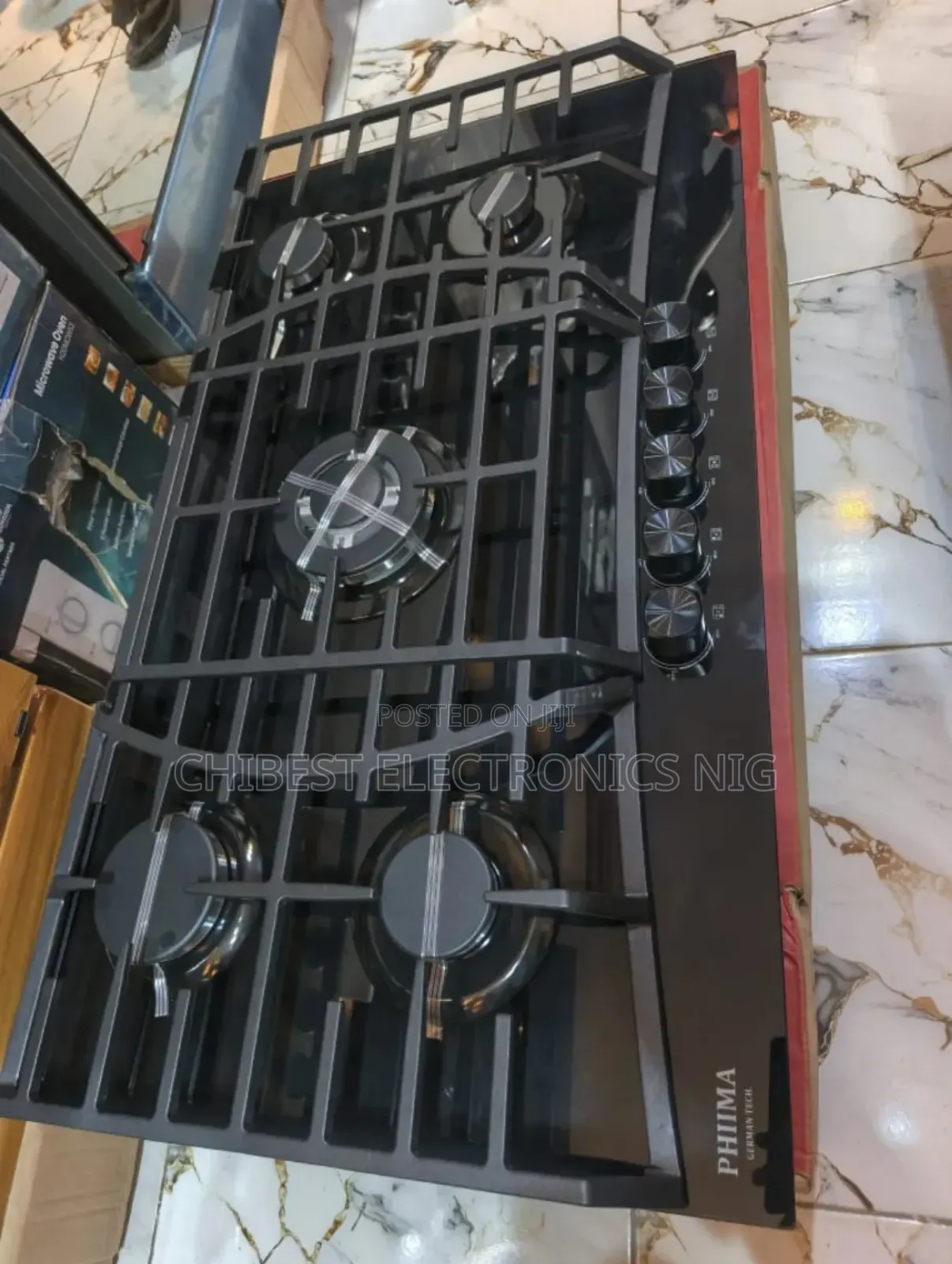 Quality Phiima Latest Model Made in German Technology 5 Burners Gas