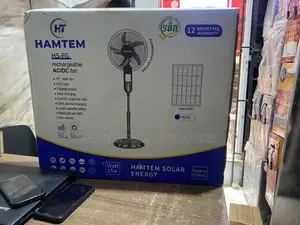 Hantem Solar Energy 16 Inch Ac/Dc Solar Fan