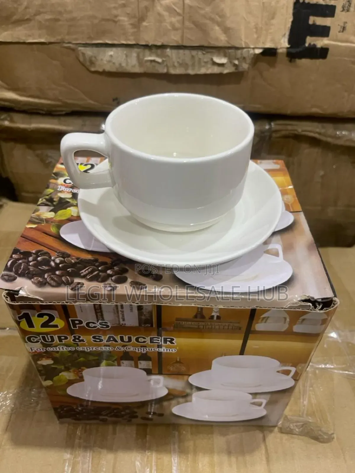 12pcs Tea Cup and Saucer