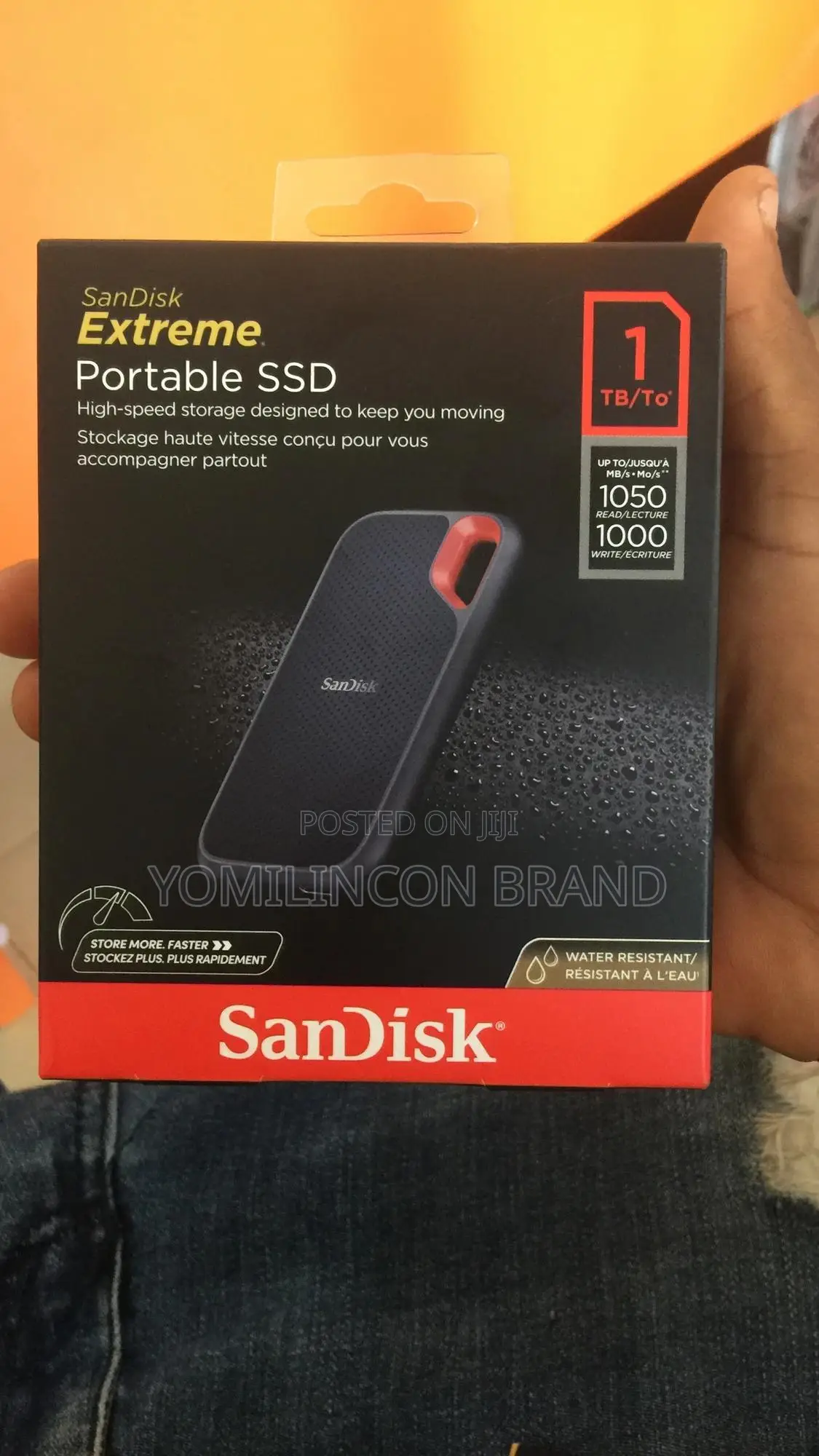 Sandisk Extreme SSD 1tb/to 1050mb/Sef