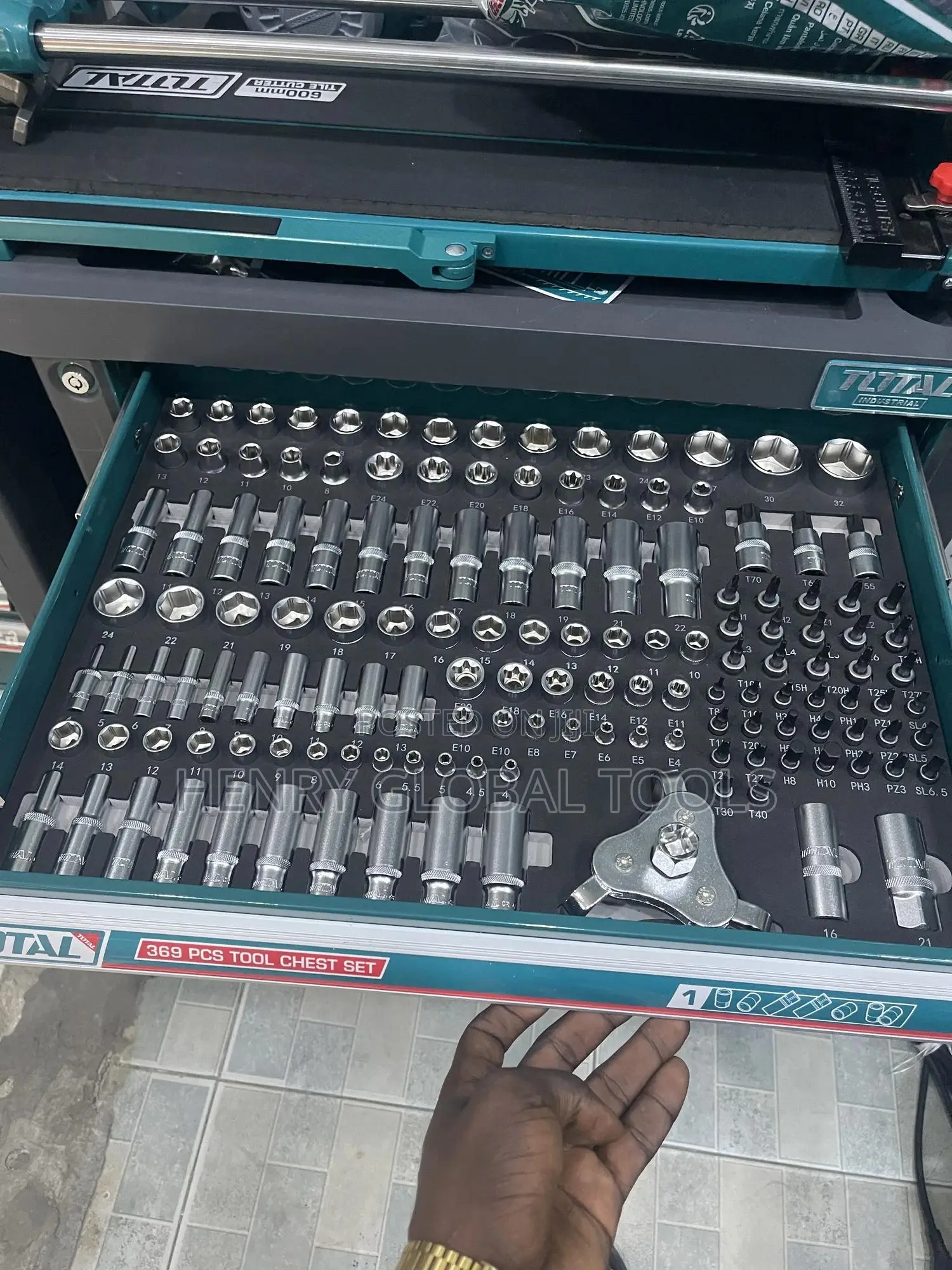 369pcs Total 7drawer Complete Combination Tools Chest Set