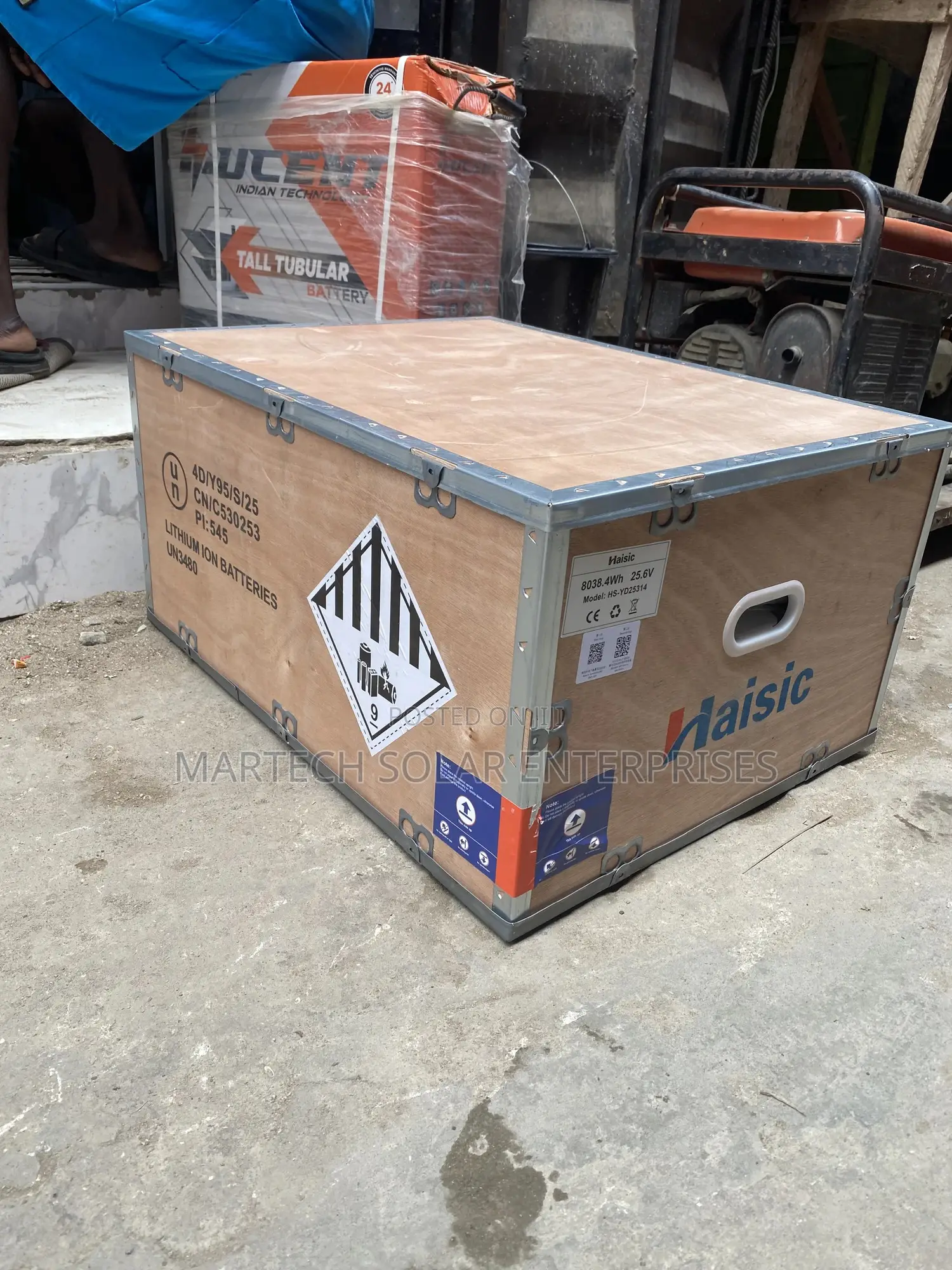 8kwh/24v Haisic Solar Lithium Battery