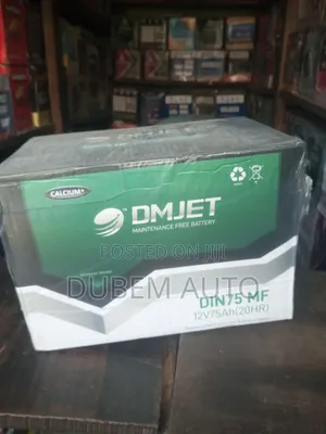 Dm-Jet 75 Amps Car Battery +1year Warranty