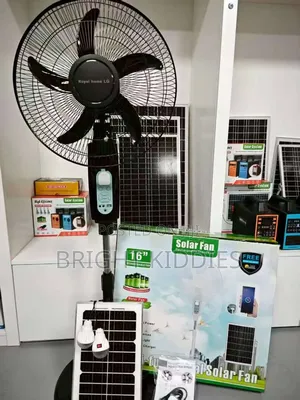 Solar Panels Fan And Bulbs