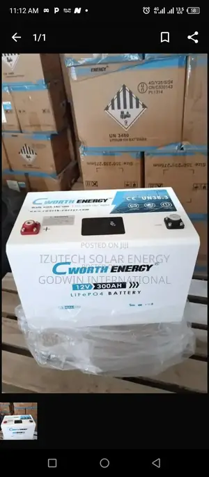 Cworth Lithium Battery 12v 3kwh