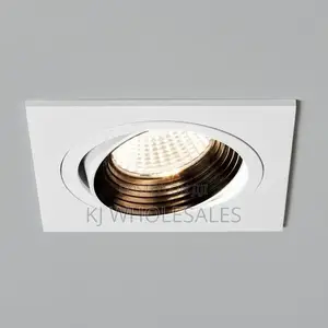White Body Square Recess Light