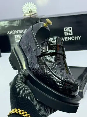 Givenchy Patterned Leather Loafers With Platform Soles