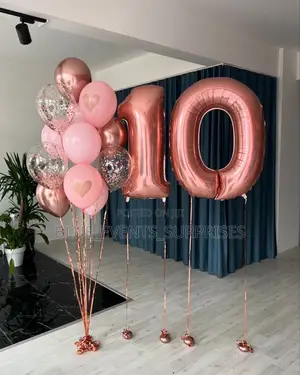 Number Helium Balloons for Birthday
