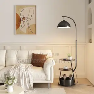 Modern Floor Lamp and Table