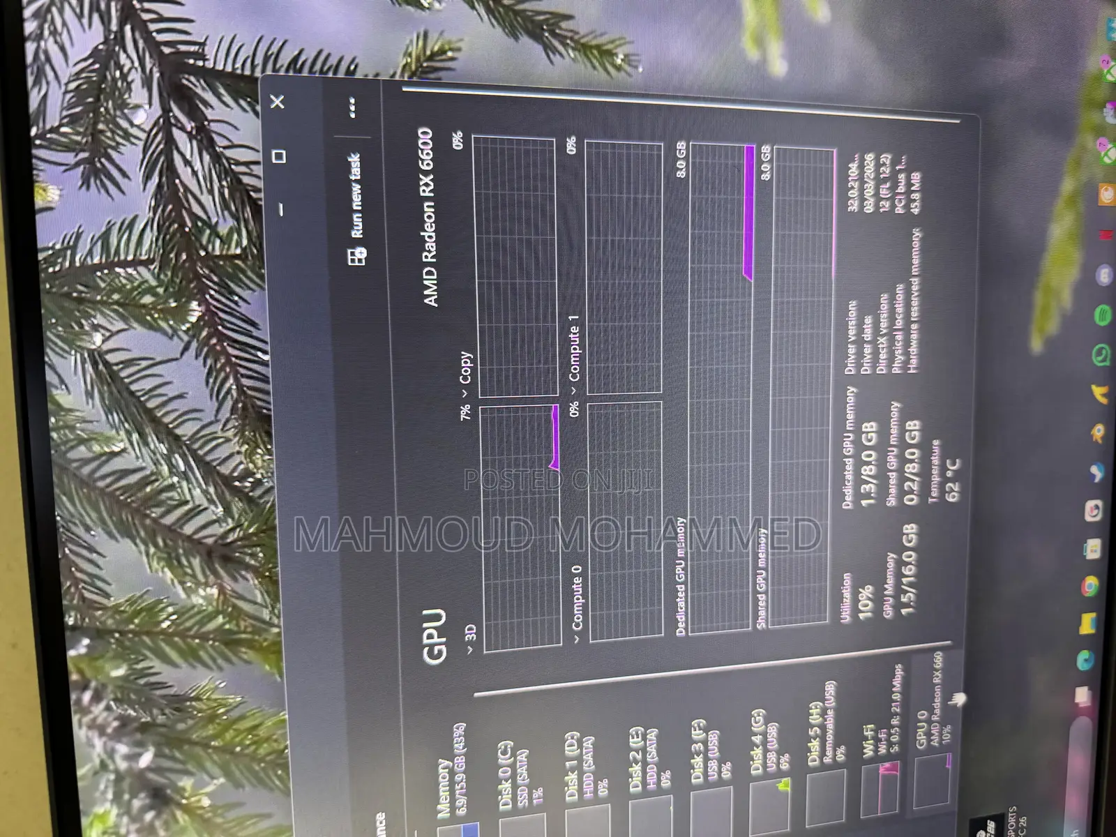 Desktop Computer 16GB AMD HDD+SSD 2T for sale - Mahmoud Mohammed Price ...