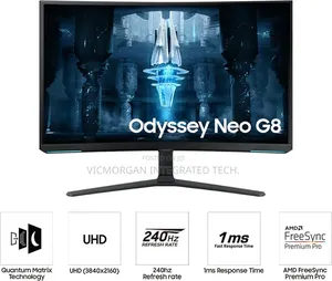 Samsung 32-Inch Ls32bg852nnxgo Odyssey Neo G8 (3840 X 2160) Uhd 240