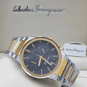 High Quality Ferragamo Rubber and Chain Straps Watch for Men’S