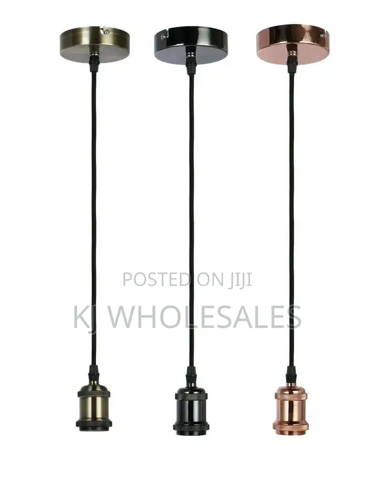 Vintage Ceiling Rose Dropping Pendant Light