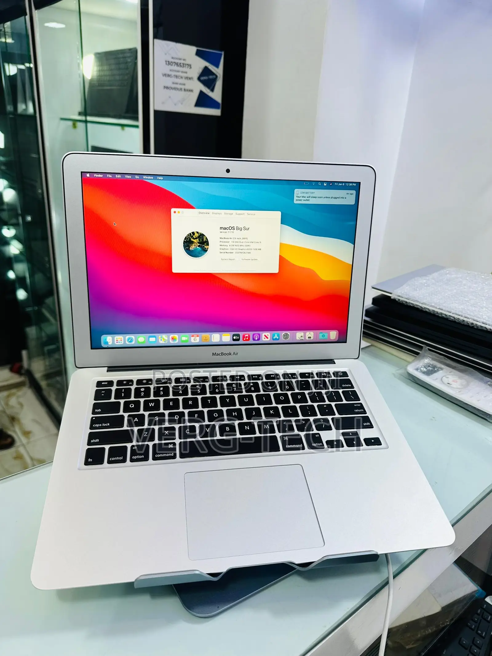 Laptop Apple MacBook Air 2017 8GB Intel Core i5 SSD 256GB