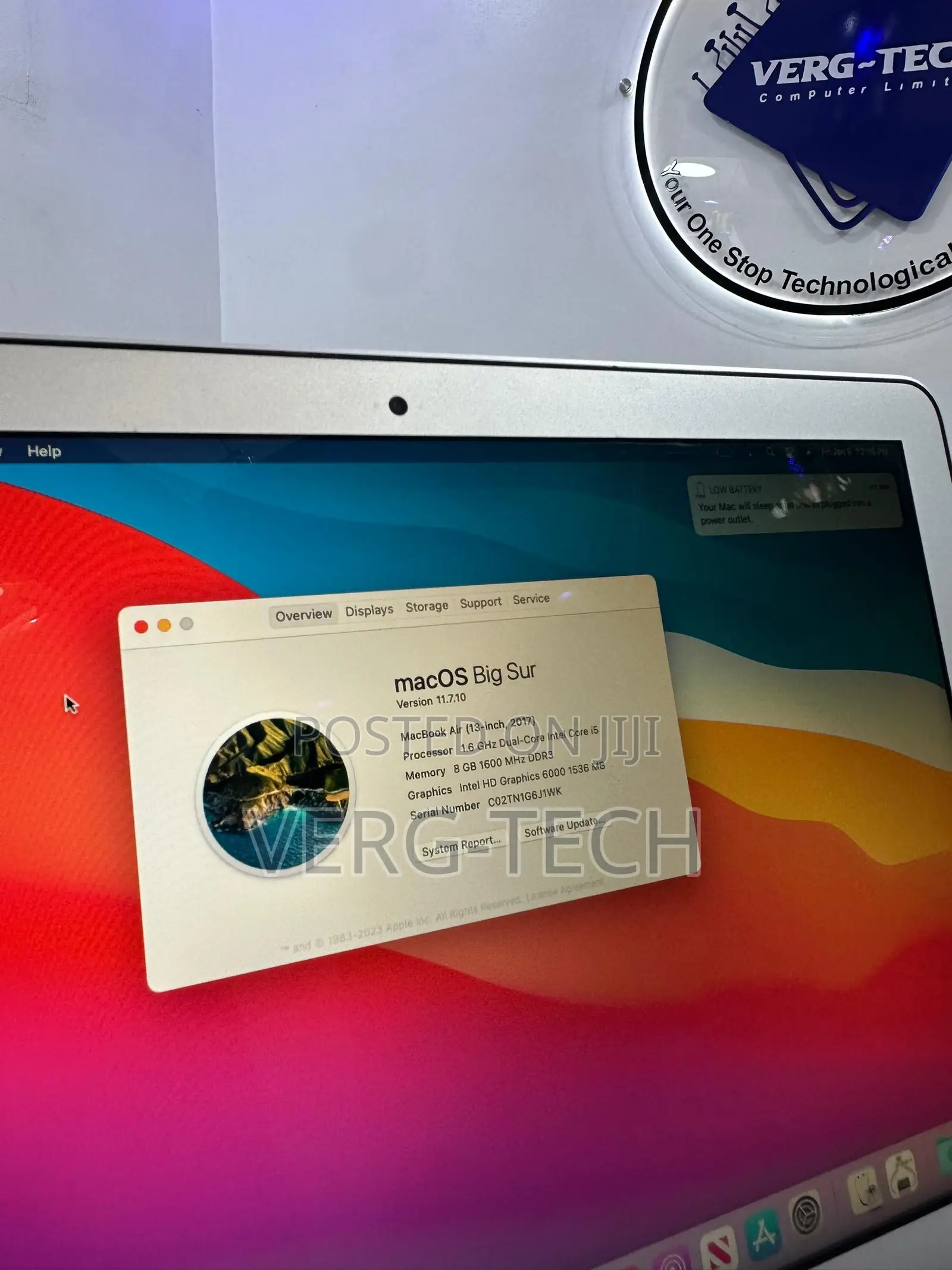 Laptop Apple MacBook Air 2017 8GB Intel Core i5 SSD 256GB