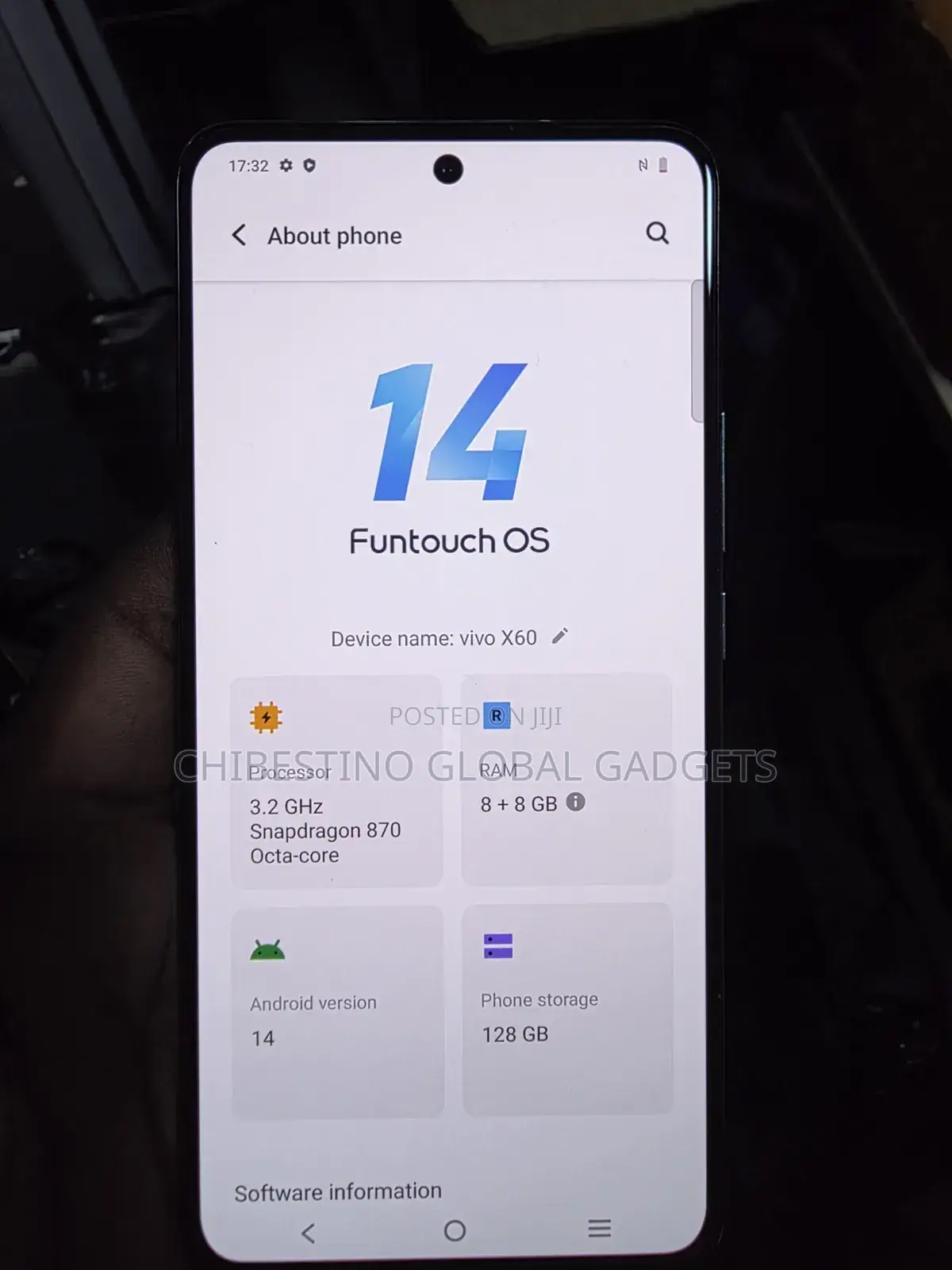 Vivo X60 128 GB Black