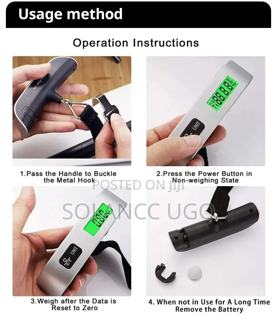 Digital Luggage Hand Scale