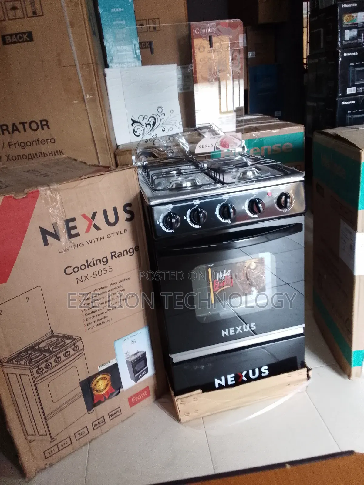 Refined Nexus 3+1 Gas Cooker