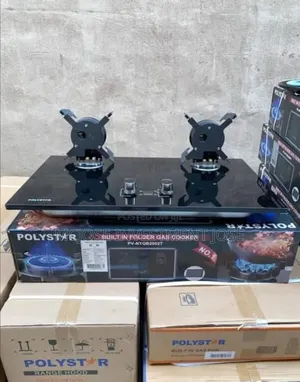 Brand New Polystar Flip Up 2 Burner Auto Ignition Gas Hob.