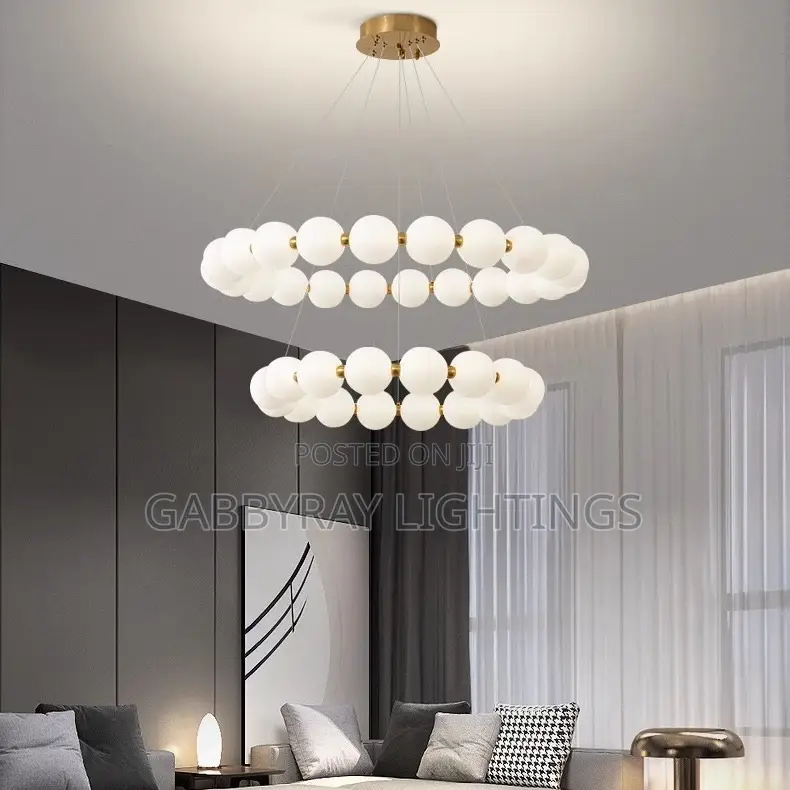 Modern White Led Chandelier