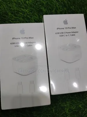 iPhone 15 Promax 65w Adapter Usb-C to C Cable