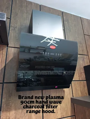Brand New Kimax 90cm Hand Wave Charcoal Filter Extractor Range Hood.