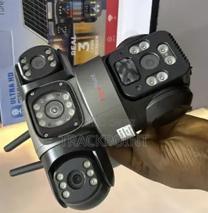 Smart Triple Lens Security Camera With Mobile Access