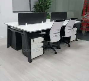 2 in 1 Quality Workstation With Metal Leg