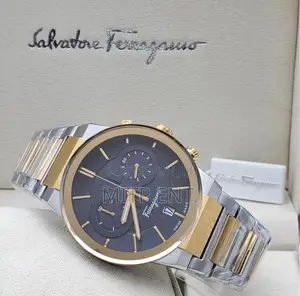 Salvatore Ferragamo Chronograph Men Wrist Watch