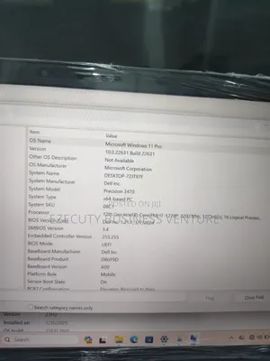Laptop Dell 8GB Intel Core i7 SSD 256GB