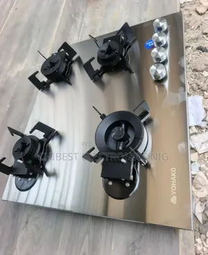 Original Yohako Made in Turkey Built-in Flips Up 4 Burners Gas Cooker