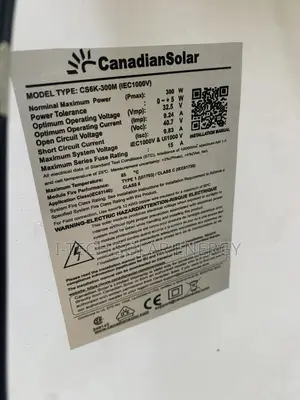 300watts Canadian Solar Panel