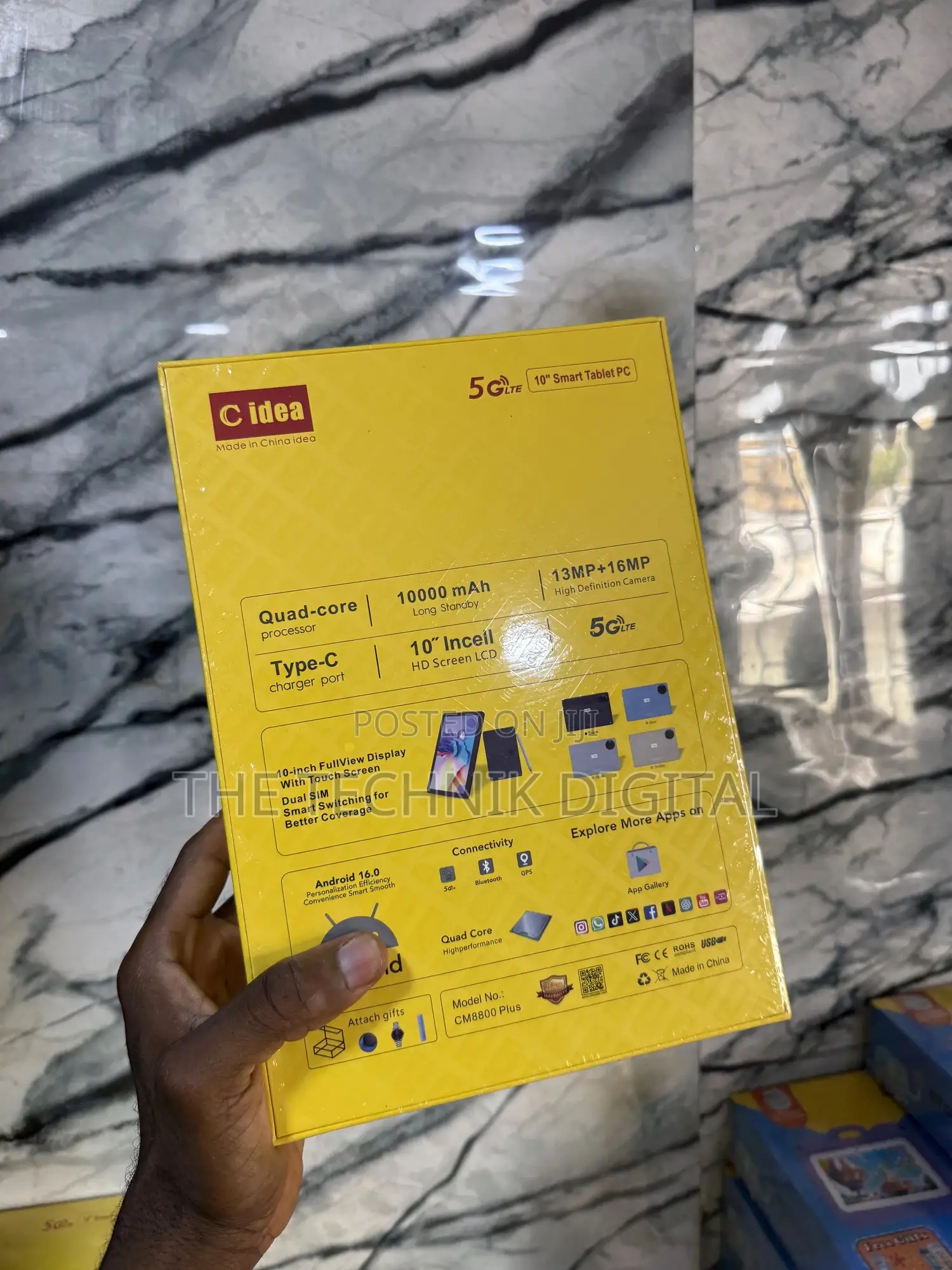 New C idea CM8800 Plus 512 GB Black