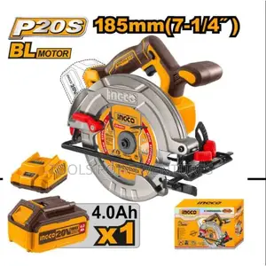 Ingco 20v Lithium-Ion Cordless Circular Saw 185mm
