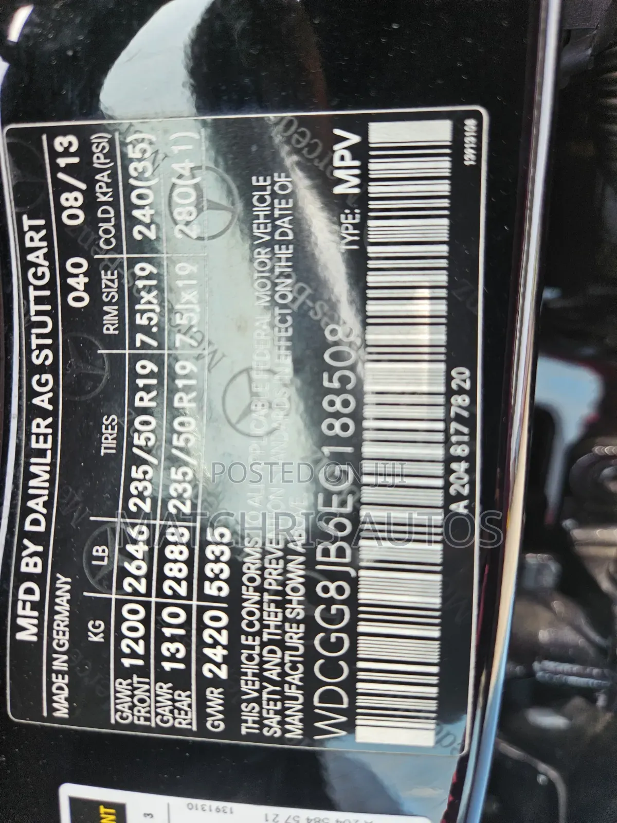 Mercedes-Benz GLK-Class 350 2014 Black