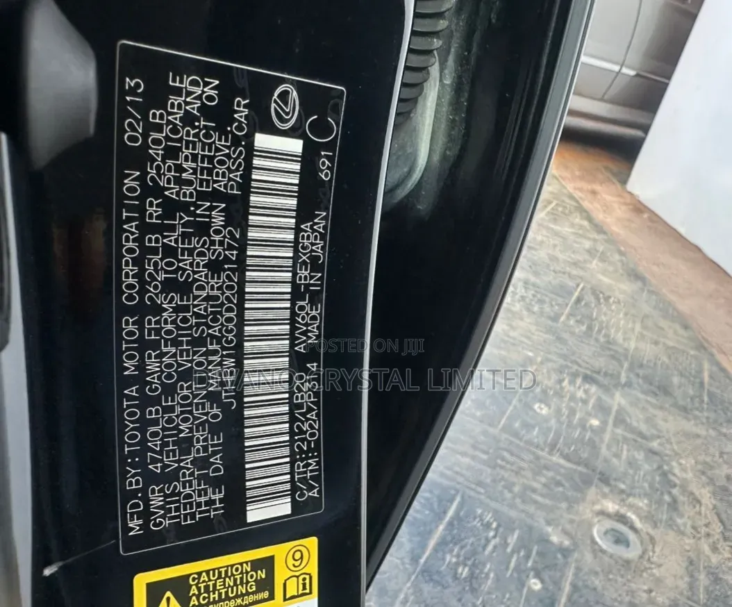 Lexus ES 2013 Black