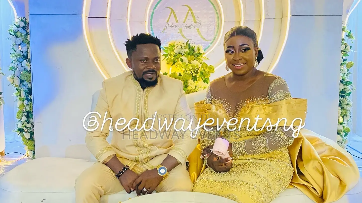 Premium Wedding Decoration With 3d Backdrop