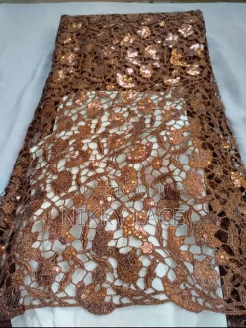 Sequins Guipure Lace