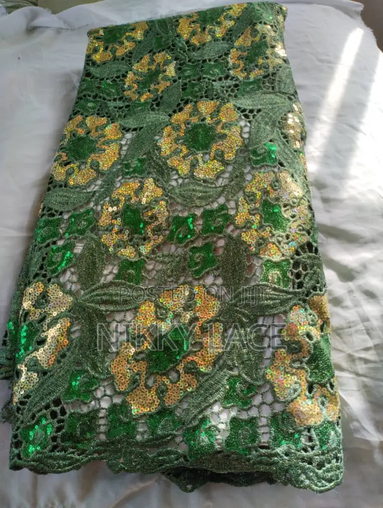Sequins Guipure Lace