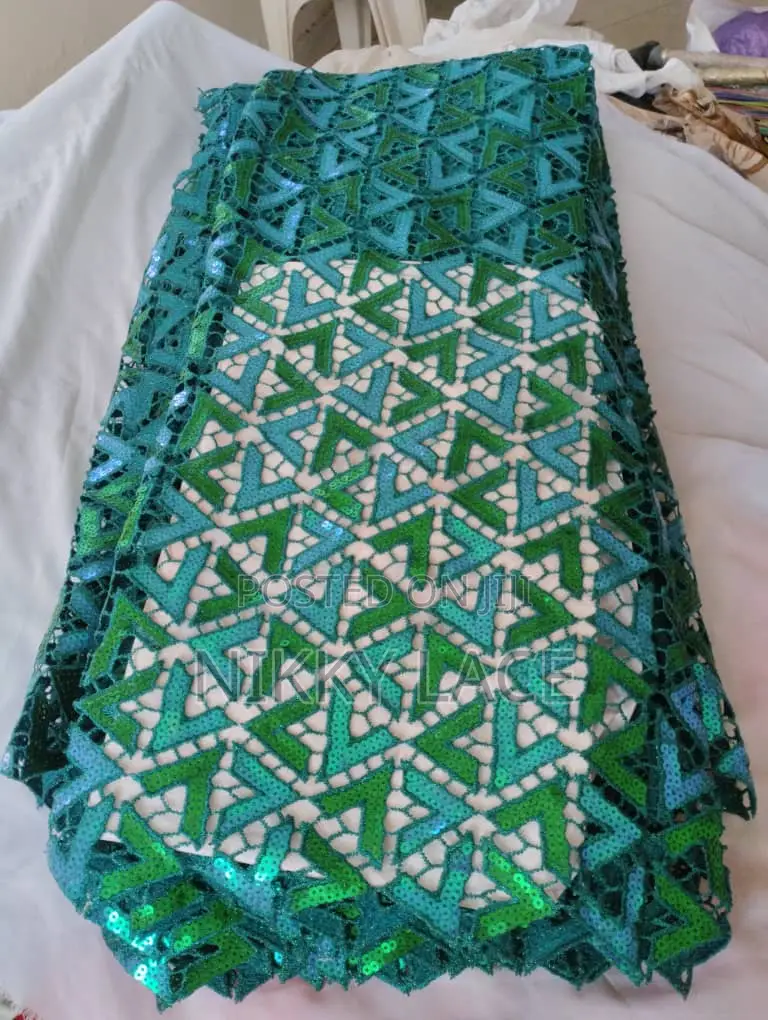 Sequins Guipure Lace