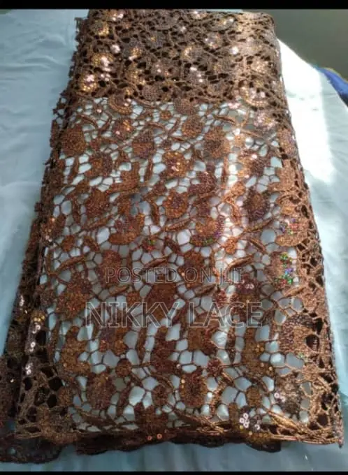 Sequins Guipure Lace