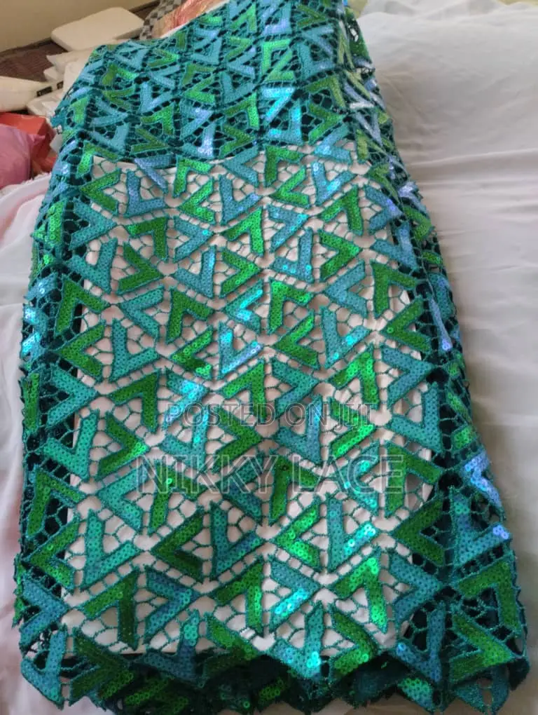 Sequins Guipure Lace